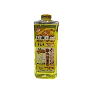 1 LARGE ALMOND SUPER WHITENING BODY OIL